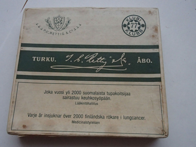 Tupakka-aski, Rettig  Klubi 77 , avaamaton