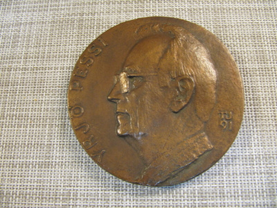 Yrjö Pessi mitali 1991 /Toivo Jaatinen 1991.