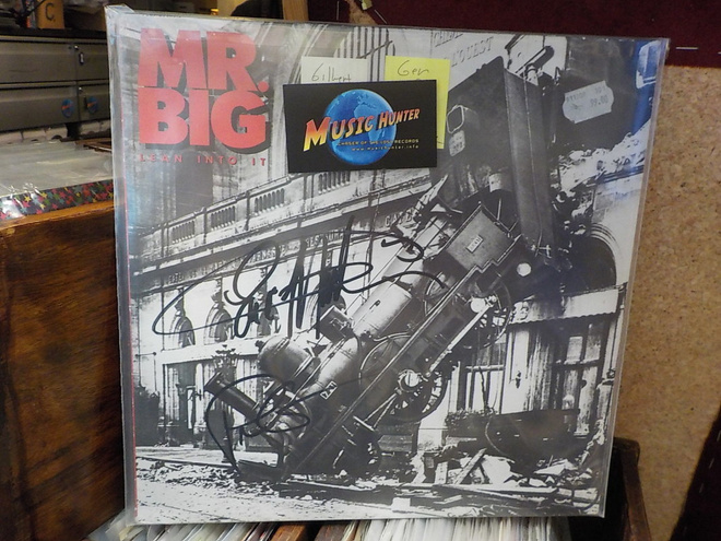 MR. BIG LEAN INTO IT VG+/EX LP PAULIN JA ERICIN NIMMAREILLA