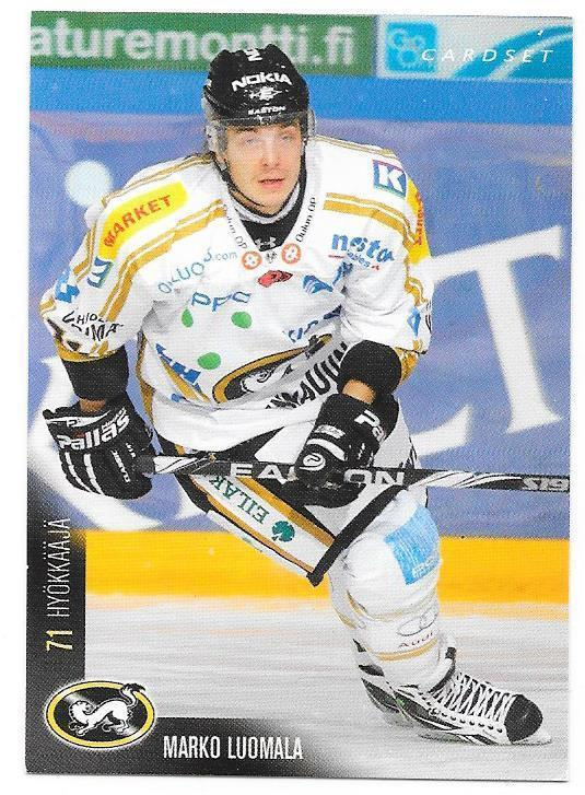 2010-11 CardSet #282 Marko Luomala Kärpät