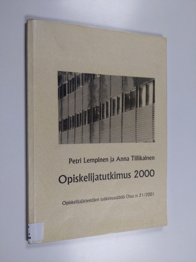 Petri Lempinen ym. : Opiskelijatutkimus 2000