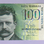100 mk v.1986 Litt. A P-119 AUNC/UNC (Vanhala-Mäkinen) - pikkukuva 1