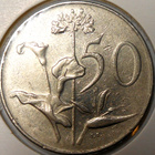 South Africa. 50 cents. 1966.  Afrikaans legend. - pikkukuva 2