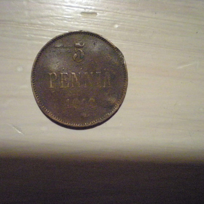 5 penniä 1910