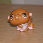 LITTLEST PET SHOP pieni ruskea HAMSTERI #35 - pikkukuva 1
