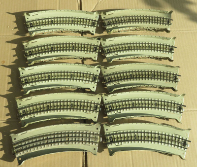 Märklin 10 kaarevaa M ramppiosaa