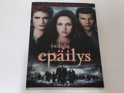 Twilight - Epäilys (2010) - 2 DVD - Suomi-julkaisu