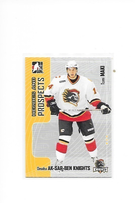 2005-06 ITG H&P #262 Tomi Mäki Omaha Ak-Sar-Ben Knights RC