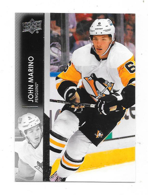 2021-22 Upper Deck #390 John Marino , Pittsburgh Penguins