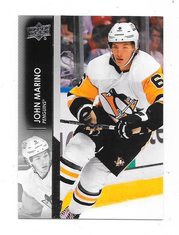 2021-22 Upper Deck #390 John Marino , Pittsburgh Penguins