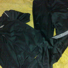 Umbro-musta(ke-va)2 os. verryttelypuku,housut& takki 164 cm - pikkukuva 2