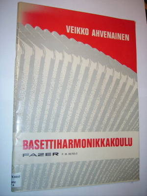 Ahvenainen - BASETTIHARMONIKKAKOULU (Sis.postikulut)