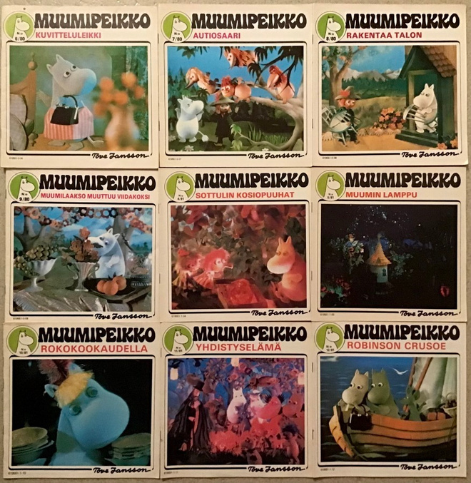 Muumipeikko-lehtiä 9kpl
