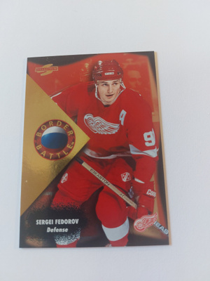 1995-96 Score Border Battle #13 Sergei Fedorov