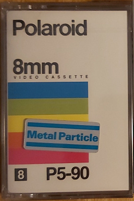 Video 8, uusia kasetteja Polaroid P5-90