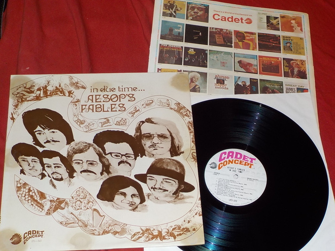 AESOP'S FABLES - In Due Time - LP 1969  psych rock EX-