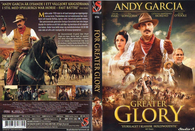 for greater glory	(28 574)	UUSI	-SV-	DVD			andy garcia	2012