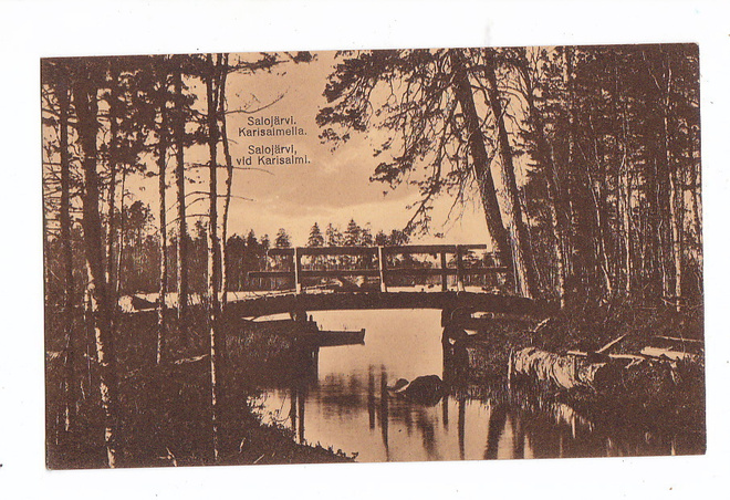 VANHA Postikortti Karisalmi Salojärvi 1930-l