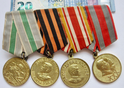 VANHA CCCP Mitaliripa Napapiirialue Japanin Voitto Stalin ym