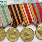 VANHA CCCP Mitaliripa Napapiirialue Japanin Voitto Stalin ym - pikkukuva 1