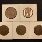 China vanhat bronssikolikot 1902 - 1920 5 kpl - pikkukuva 4
