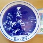 VANHA Seinälautanen Suomen Sotilas 1939-1945 Posliinia - pikkukuva 1