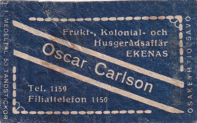 Ekenäs, Oscar Carlson    b578