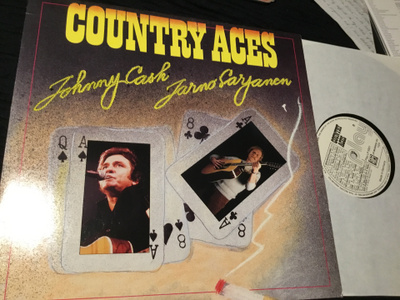 Country Aces Johnny Cash Jarno Sarjanen JP Musa Lp 1983