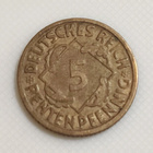 Saksa 5 Pfennig 1924G - pikkukuva 1