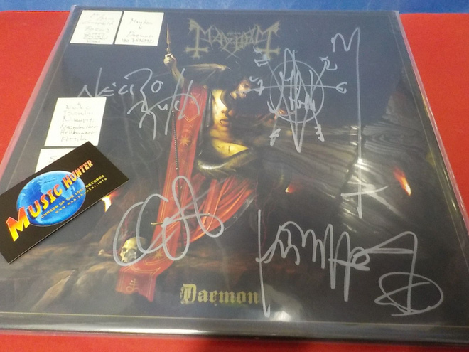 MAYHEM - DAEMON LP KOKO BÄNDIN NIMMAREILLA (W)