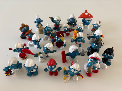 Smurffi figuurit 23kpl