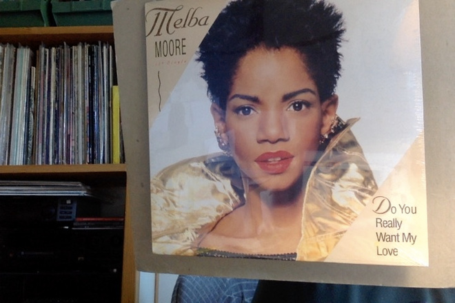 MELBA MOORE :: DO YOU REALLY WANT MY LOVE : VINYYLI 12" 1990