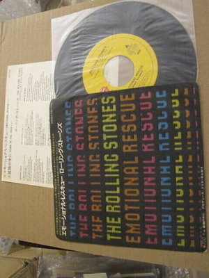 Rolling stones Emotional rescue (edited vers) 7 45 Japani 80