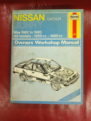 Nissan / Datsun Sunny vm.1982-1983 korjausopas