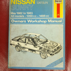 Nissan / Datsun Sunny vm.1982-1983 korjausopas - pikkukuva 1