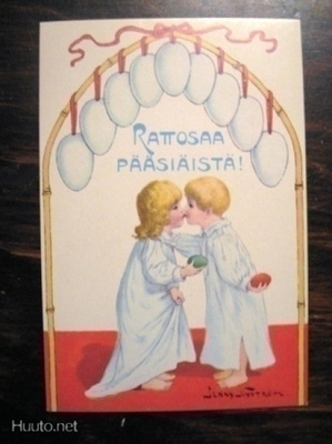 Vanhoja pääsiäiskortteja. 1.00€ kpl