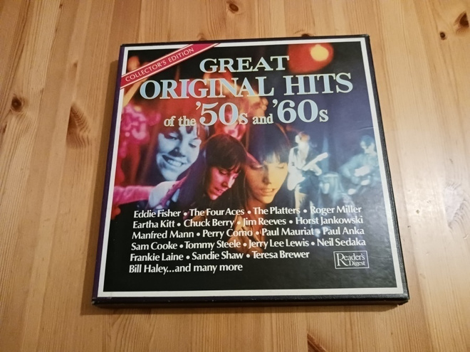 Great Original Hits Of The '50s And '60s 9lp box