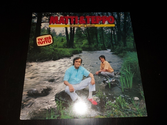 MATTI & TEPPO - MINUUN VOIT LUOTTAA ( LP . VINYYLI )