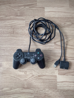 Playstation PS2 PS3 PC langallinen ohjain
