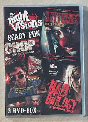 Night Visions: SCARY FUN -kokoelma (3DVD) *UUSI*