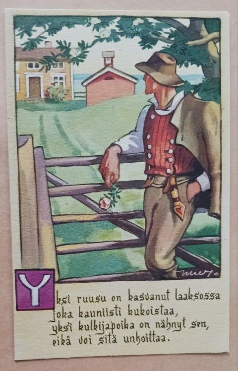 Wendelin: Yksi ruusu on kasvanut laaksossa... ei p.