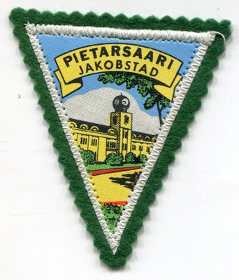 Vanha hihamerkki / kangasmerkki - Jakobstad - Pietarsaari 2