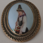 Vintage sveitsiläinen Tirol Brooch Rintakoru / Rintaneula - pikkukuva 1