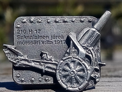 Saksalainen Mörssäri. Halkaisija - 30 mm. Hyväkuntoinen.