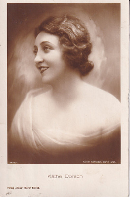 Käthe Dorsch. filmitähti. e325