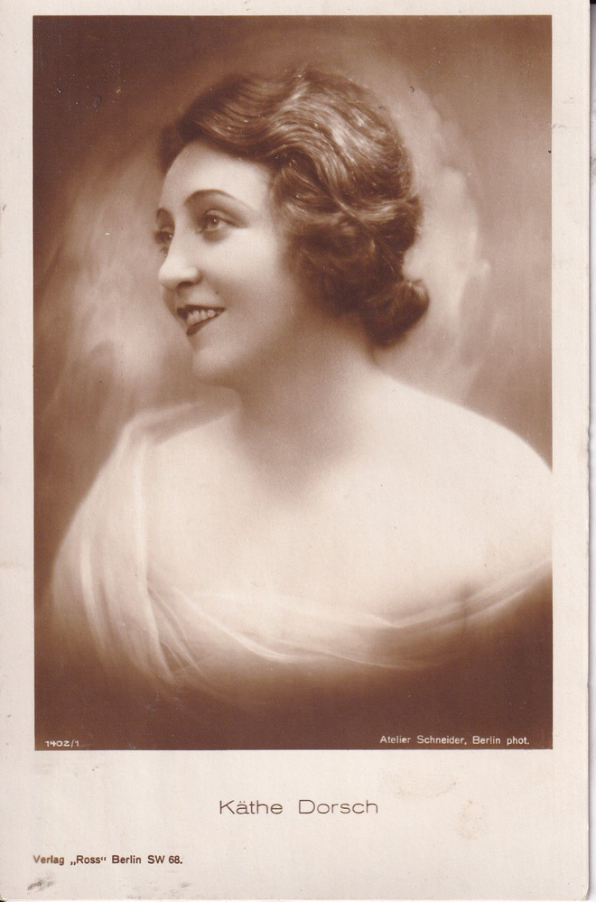 Käthe Dorsch. filmitähti. e325