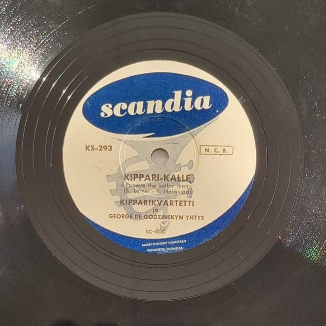 Savikiekko 1957 - Kipparikvartetti - Scandia KS-293