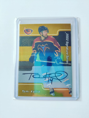 Tomi Kallio 01-02 BAP Gold Signature Series AU