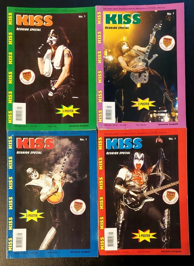 KISS : 4kpl Reunion special lehtiä