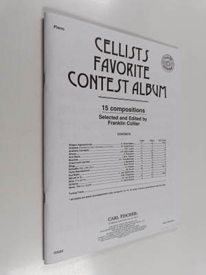 Franklin Collier : Cellists Favorite Contest Album - 15 C...